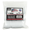 Pro-Shot Cotton Flannel Cleaning Patches 27 - 38 Caliber 2" Pack of 1000