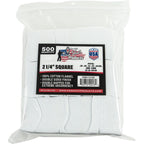Pro-Shot Cotton Flannel Cleaning Patches 38 - 45 Caliber;20 Gauge - 410 Bore 4" Pack of 500