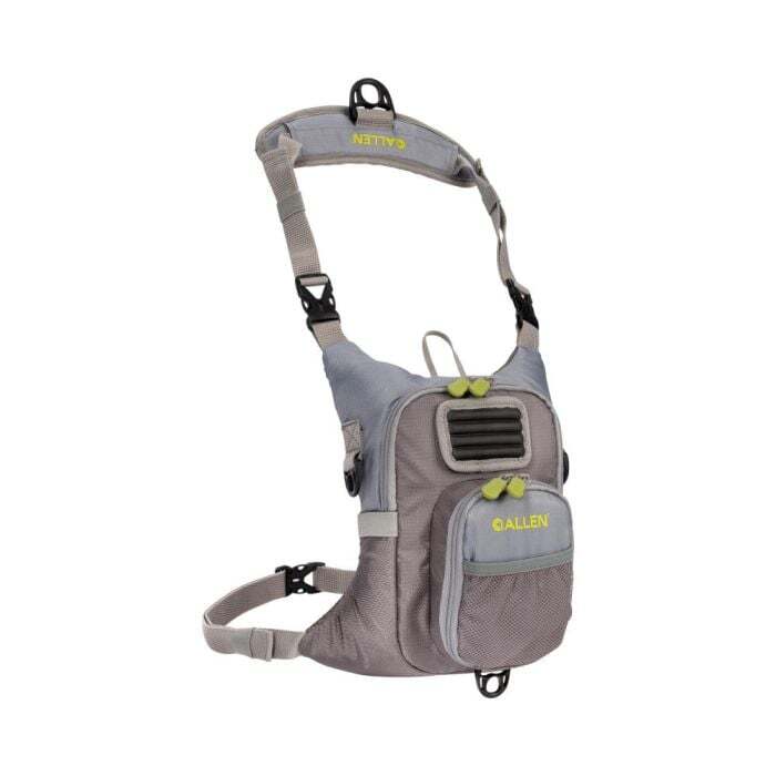 Allen Fall River Fly Fishing Chest Pack Gray