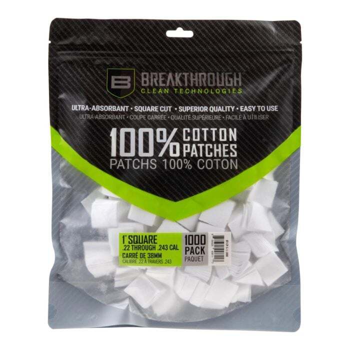 Allen Cotton Cleaning Patches 243 - 270 Caliber 1" Pack of 1000