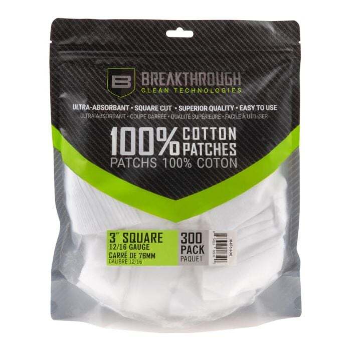 Allen Cotton Cleaning Patches 12 - 16 Guage 3" Pack of 300
