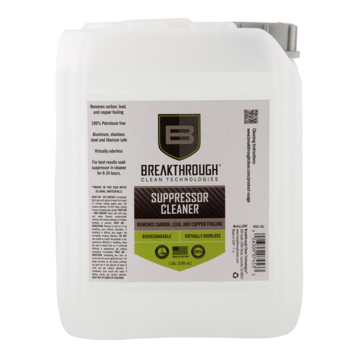 Breakthrough Clean Technologies Suppressor Cleaning Solvent 1Gallon Jug