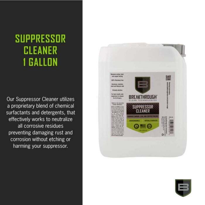 Breakthrough Clean Technologies Suppressor Cleaning Solvent 1Gallon Jug