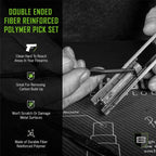 Breakthrough Clean Technologies Doujble Ended Fiber Reinforced Pick Set Pack of 3