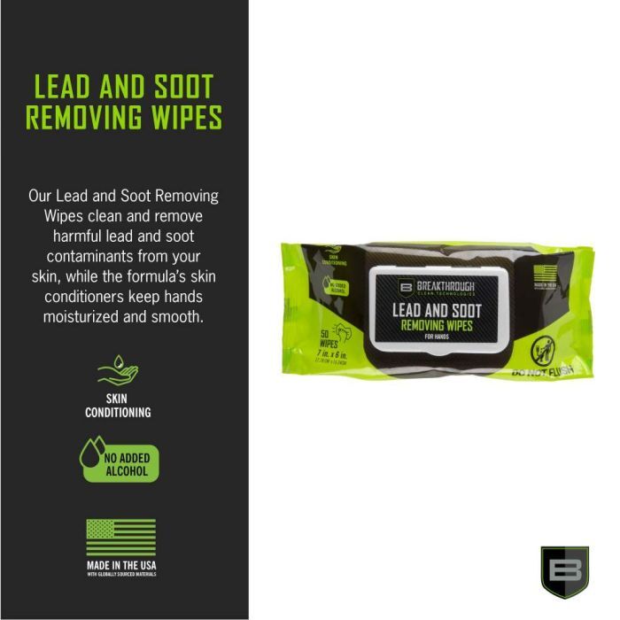 Breakthrough Clean Technologies Lead & Heavy Metal Removal Wipes Pack of 50