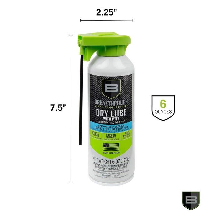 Breakthrough Clean Technologies Dry Lube 6oz Aerosol