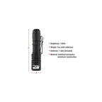 Smith & Wesson Delta Force CS-10 Flashlight Aluminum Black