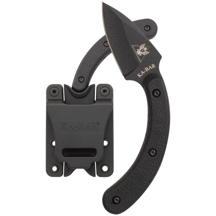 KA-BAR TDI Ladyfinger Fixed Blade Knife 1.88" Drop Point Plain Edge