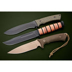 KA-BAR USMC Fighting Fixed Blade Knife 7" Clip Point Plain Edge