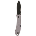 KA-BAR Dozier Hunter Folding Knife 3" Drop Point Gray Satin Blade
