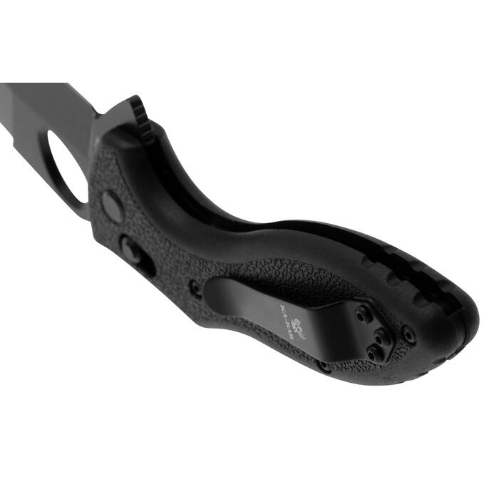 KA-BAR TDI Flipper Folding Knife 3" Spear Point Black Black Blade