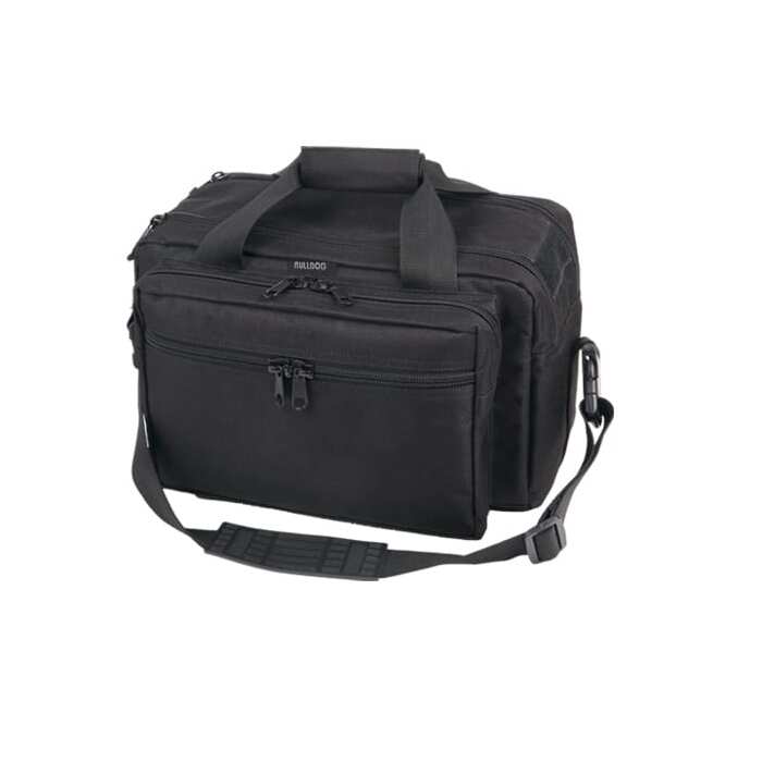 Bulldog Cases Deluxe Range Bag with Pistol Rug Extra Large Nylon Black