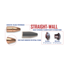 Nosler Ammunition 45-70 Government 300 Grain Straight-Wall Jacketed Soft Point 20 Count