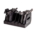 Hornady 6 Slot Pistol Storage Rack Black Metal