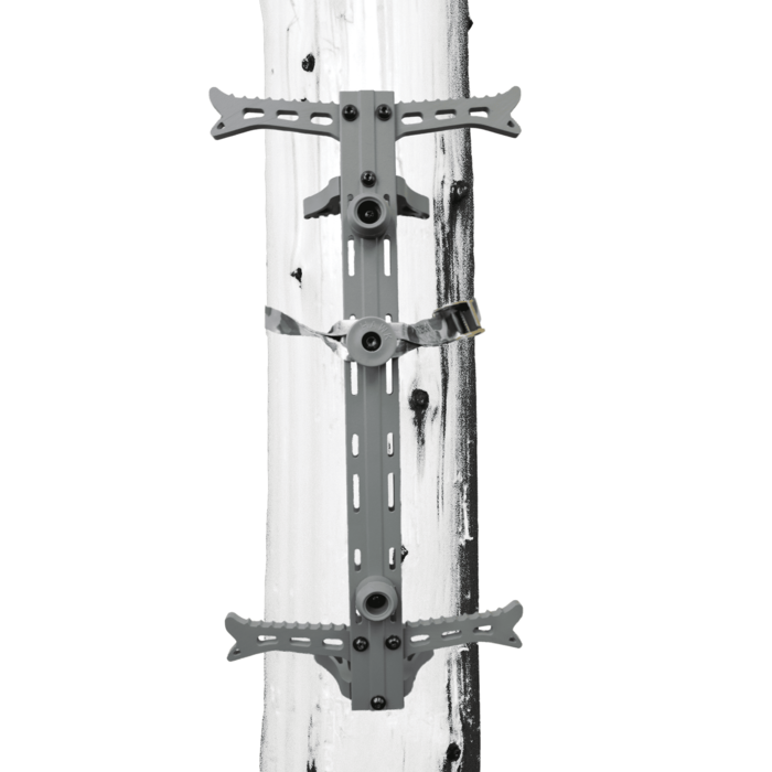 Hawk Hunting Helium Treestand Climbing Sticks 20" Aluminum Gray Pack of 4