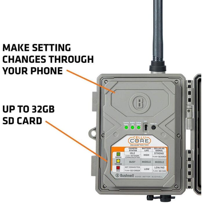 Primos Hunting CelluCORE Cellular Trail Camera 20 MP Gray AT&T