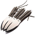 SOG Fling Throwing Knife 2.8" Spear Point Plain Edge Pack 3