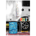 Camco Manufacturing Life is Better at The Campsite Pop-Up Utility Container Blue