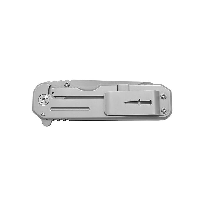 Camillus Choff  Framelock Gray Stainless Folding 3Cr13 Pocket Knife  Silver