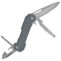 Camillus Pocket Block Compact Durable Corrosion-Resistant 420 Stainless Steel Folding Pocket Knife Silver/Grey-Blue