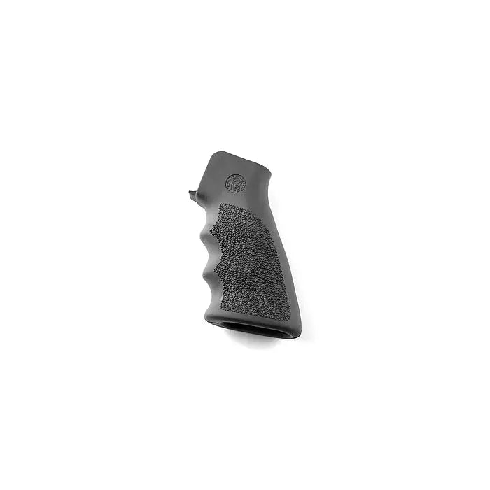 Hogue AR-15 / M16 OverMolded Rubber Grip with Finger Grooves - Slate Grey Grey