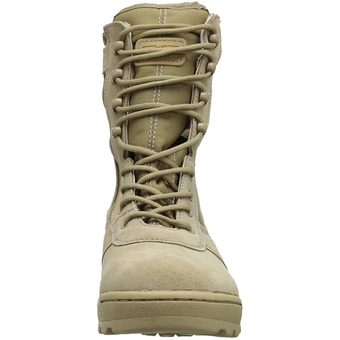 Ridge Footwear Dura-Max Men’s Side Zipper 8” Tactical Boots Sand