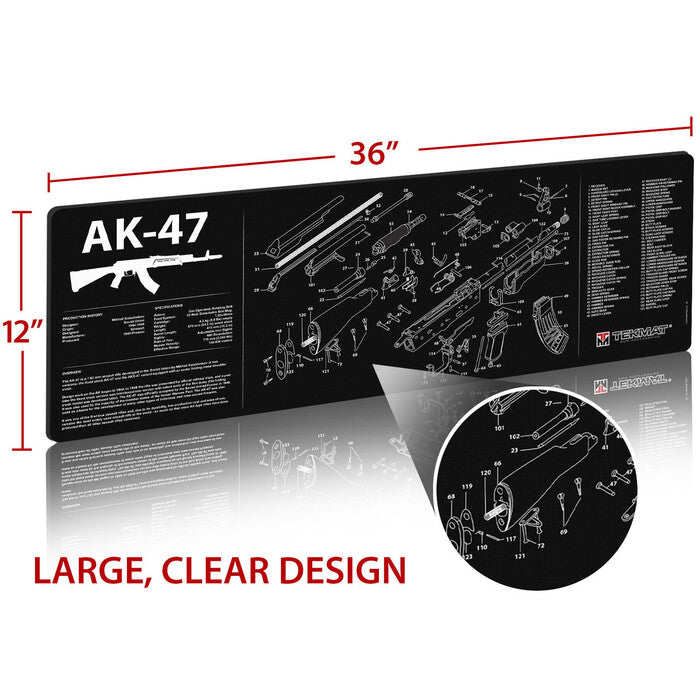 TekMat AK-47 TekMat Gun Cleaning Mat Black