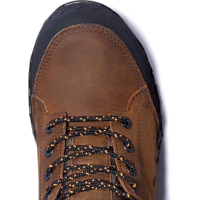 Timberland Work Summit Fulll Grain Leather Composite Toe, Waterproof Safety Work Boots Distressed Brown