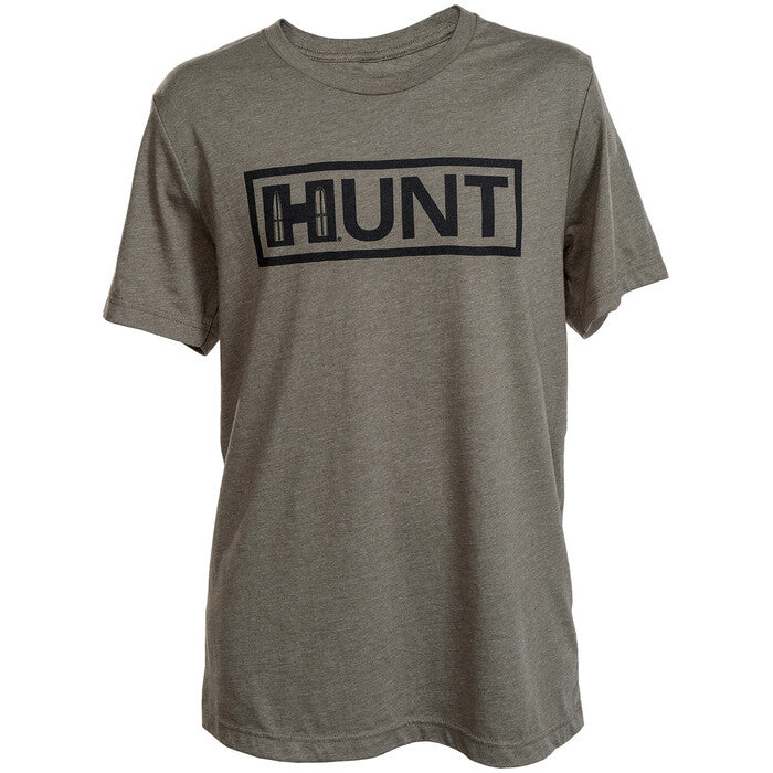 Hornady Hunt Men's T-Shirt Gray Cotton/Poly Blend LARGE
