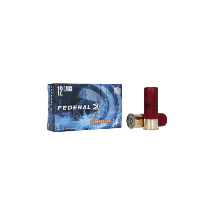 Federal Ammunition 12 Gauge 3" 1-7/8 oz #00 Buck 5 Count