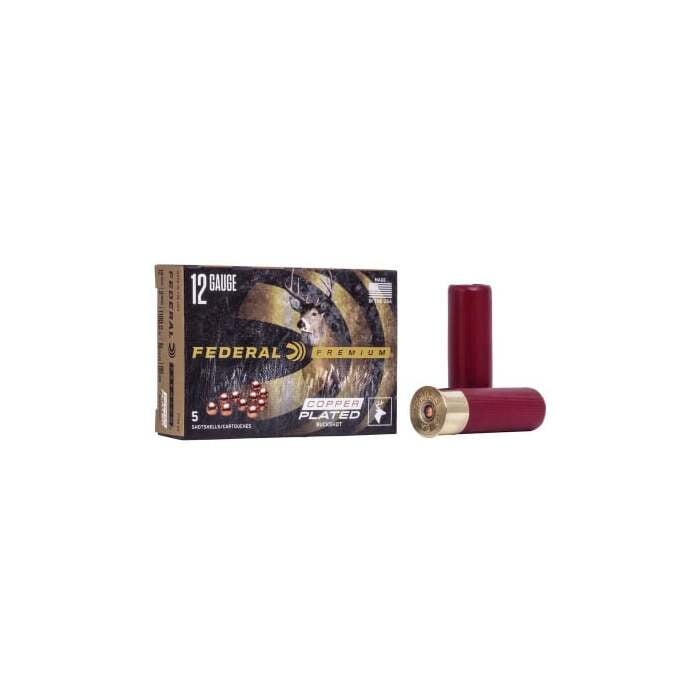 Federal Ammunition 12 Gauge 3" #000 Buck 5 Count