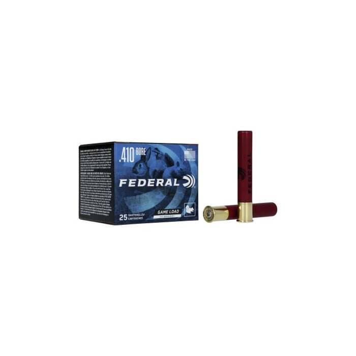 Federal Ammunition 410 Bore 3" 11/16 oz #4 Shot 25 Count