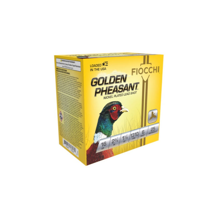 Fiocchi Ammunition 16 Gauge 2-3/4" 1-1/8 oz #6 Shot 25 Count