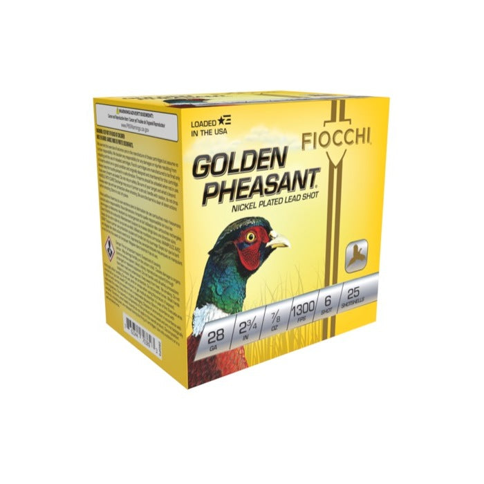 Fiocchi Ammunition 28 Gauge 2-3/4" 7/8 oz #6 Shot 25 Count