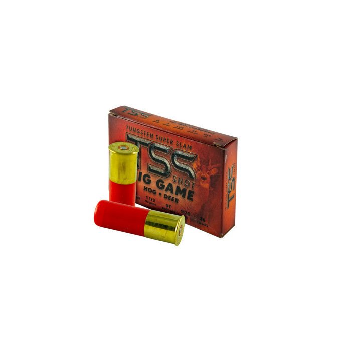 TSS Shot TSS Big Game Ammunition 12 Gauge 3" 1-1/2 oz #7, #9 Shot Box of 5