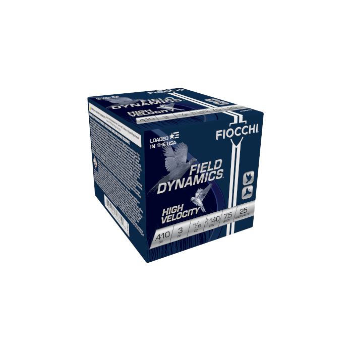 Fiocchi Ammunition 410 Bore 3" 11/16 oz #7.5 Shot 25 Count