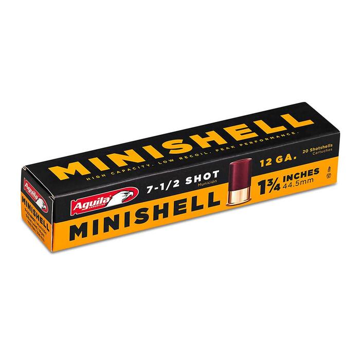 Aguila Ammunition 12 Gauge 1-3/4" 7/8 oz #7.5 Shot 20 Count