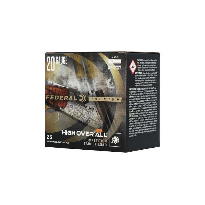 Federal Ammunition 20 Gauge 2-3/4" 7/8 oz #8 Shot 25 Count