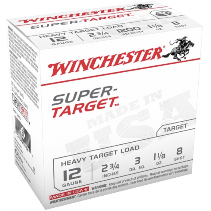 Winchester Ammunition 12 Gauge 2-3/4" 1-1/8 oz #8 Shot 25 Count