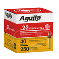 Aguila Ammunition 22 Long Rifle 40 Grain Plated Solid Point 250 Count