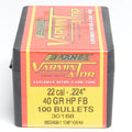 Barnes .224 Diameter 40 Grain Hollow Point Varminator 100 Count Bullets