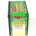 Barnes .224 Diameter 50 Grain Hollow Point Flat Base Varmint Grenade Bullets
