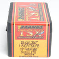 Barnes .257 Diameter 115 Grain Solid Hollow Point TSX 50 Count Bullets