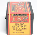 Barnes .284 Diameter 120 Grain Solid Hollow Point TSX 50 Count Bullets