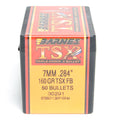 Barnes .284 Diameter 160 Grain Solid Hollow Point TSX 50 Count Bullets