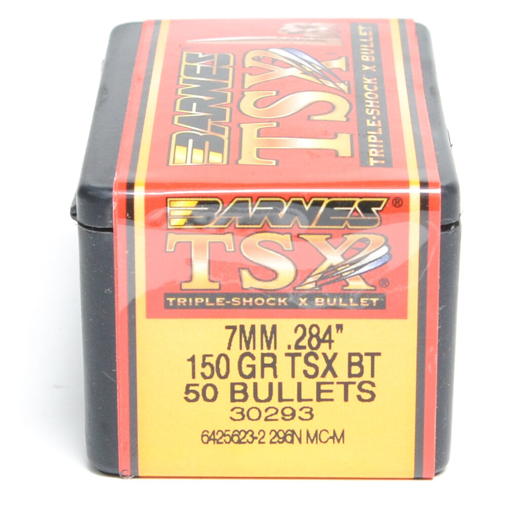 Barnes .284 Diameter 150 Grain Solid Hollow Point TSX 50 Count Bullets