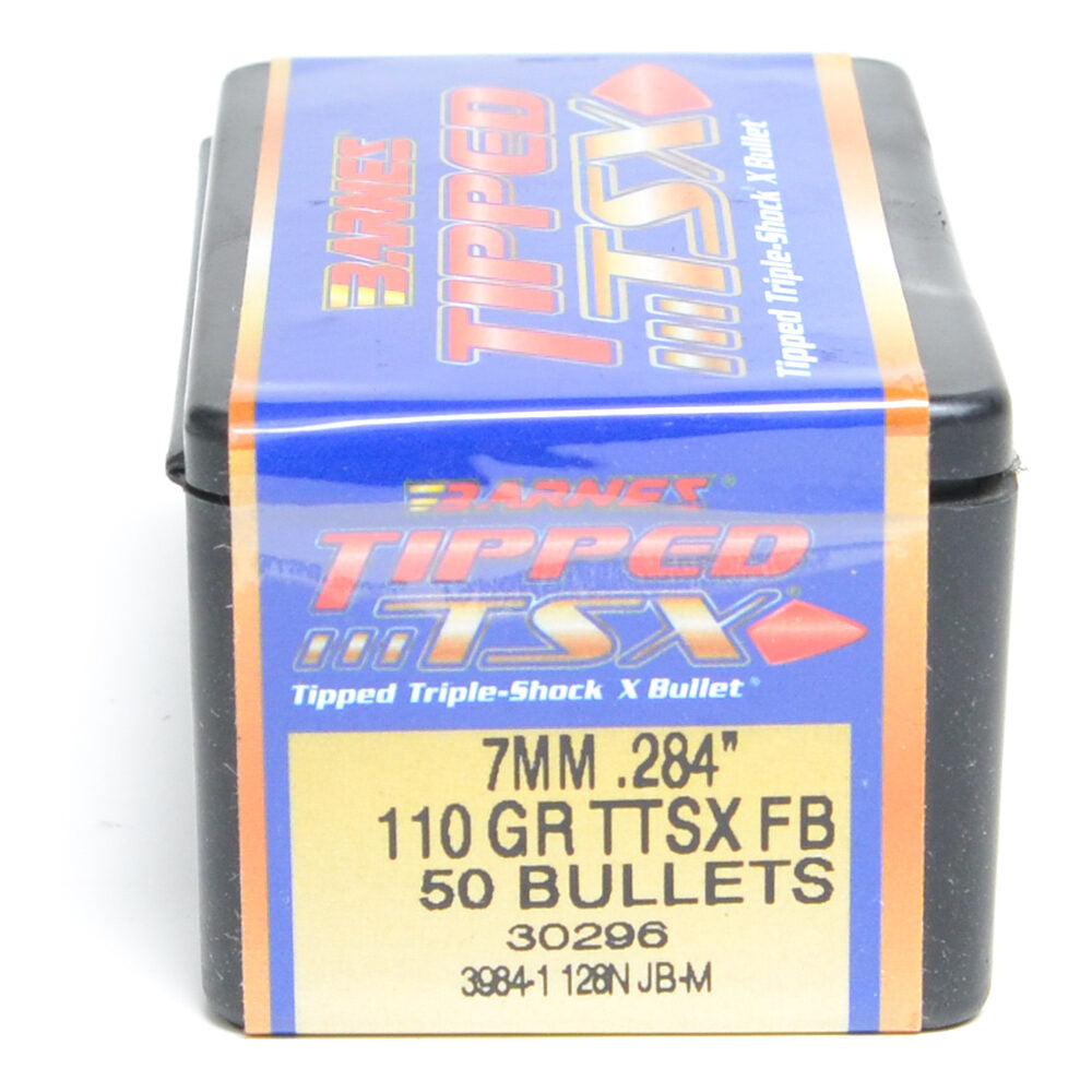 Barnes .284 Diameter 110 Grain Polymer Tip TTSX 50 Count Bullets
