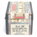 Barnes .308 Diameter 150 Grain Flat Base Hollow Point MPG 50 Count Bullets