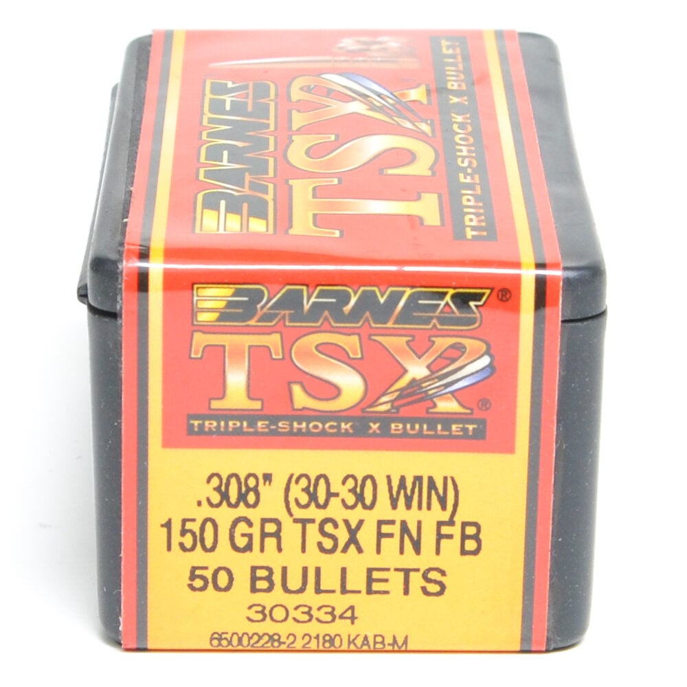 Barnes .308 Diameter 150 Grain Solid Hollow Point TSX 50 Count Bullets