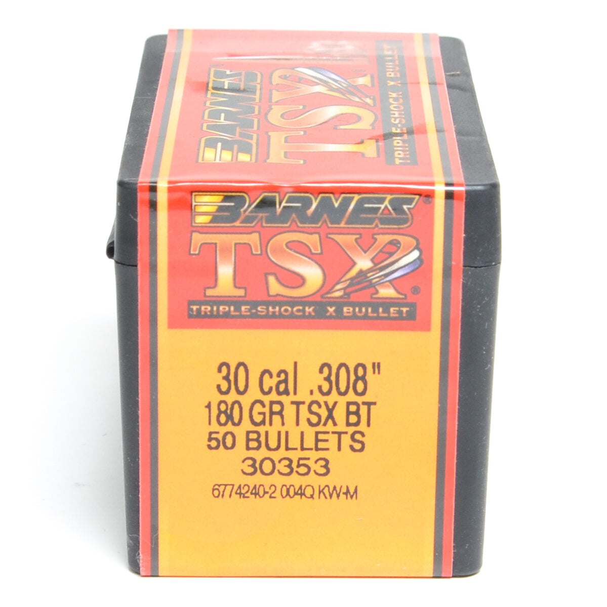 Barnes .308 Diameter 180 Grain Solid Hollow Point TSX 50 Count Bullets